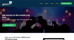 Desktop Screenshot of glistrr.com